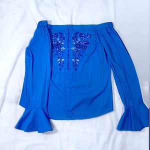 Off-the-shoulder express top